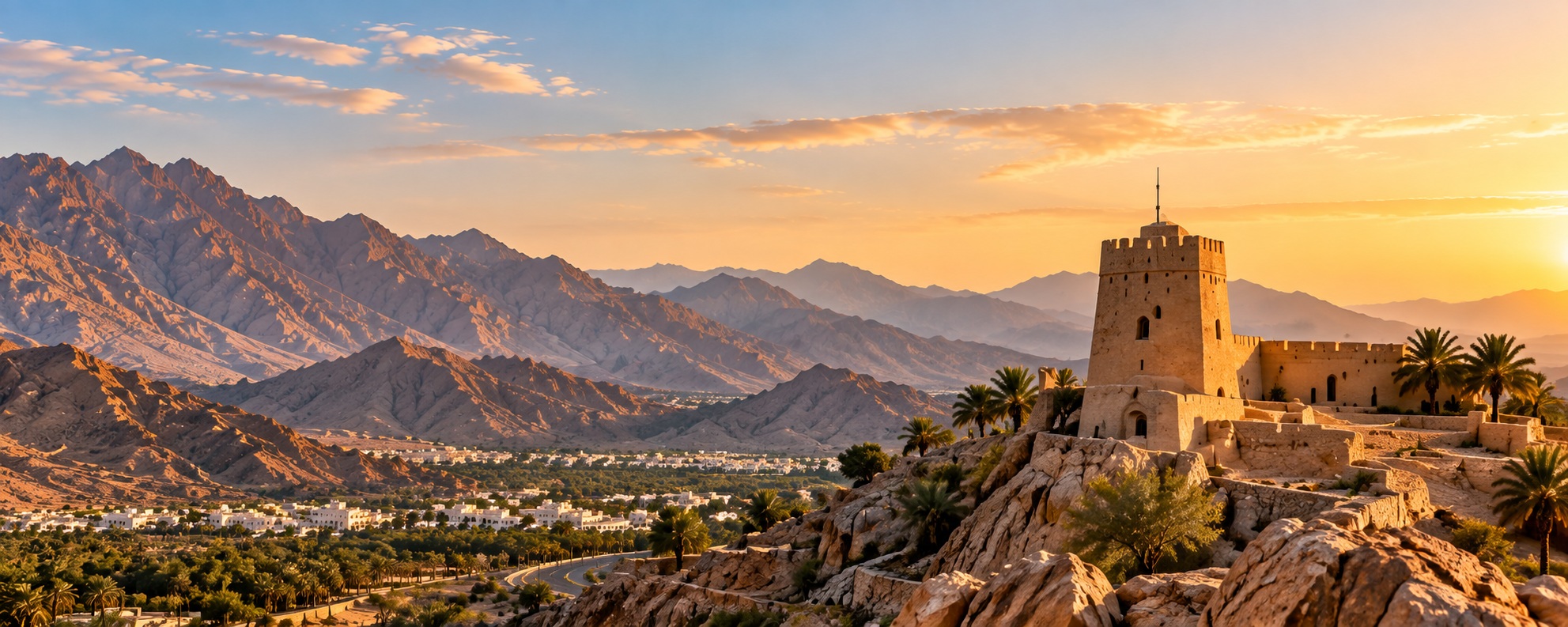 Oman Fort Landscape