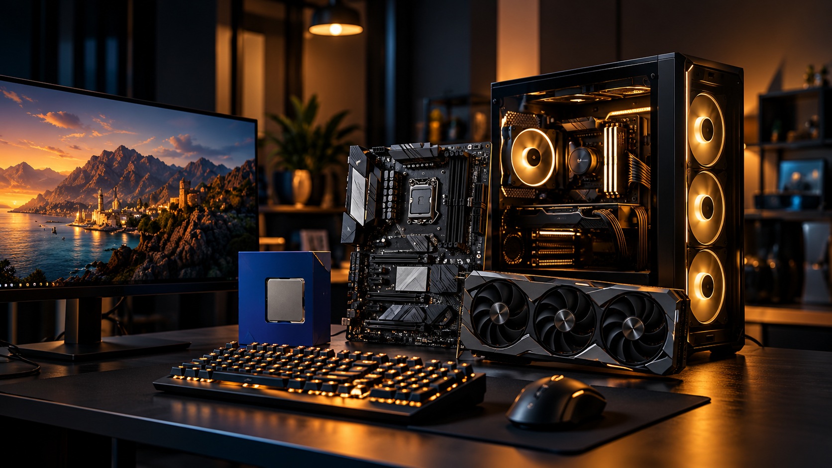 Modern high performance IT workstation setup